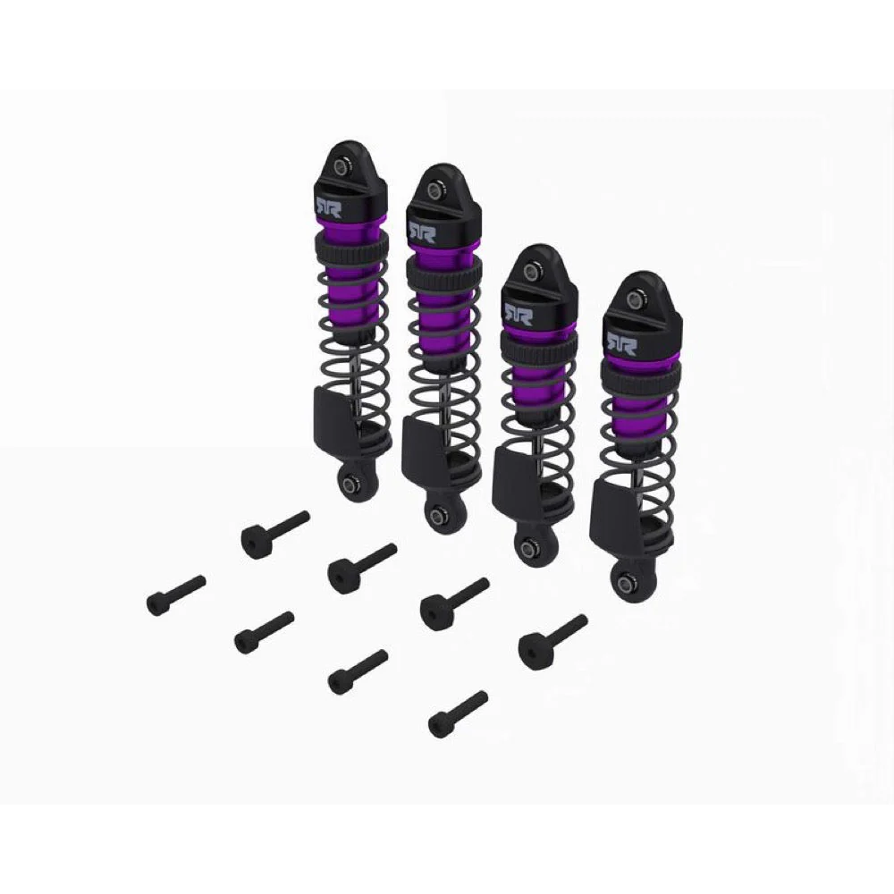 Arrma ARA-2762 Assembled F/R Shock Set with 700cst Oil 4pcs Purple