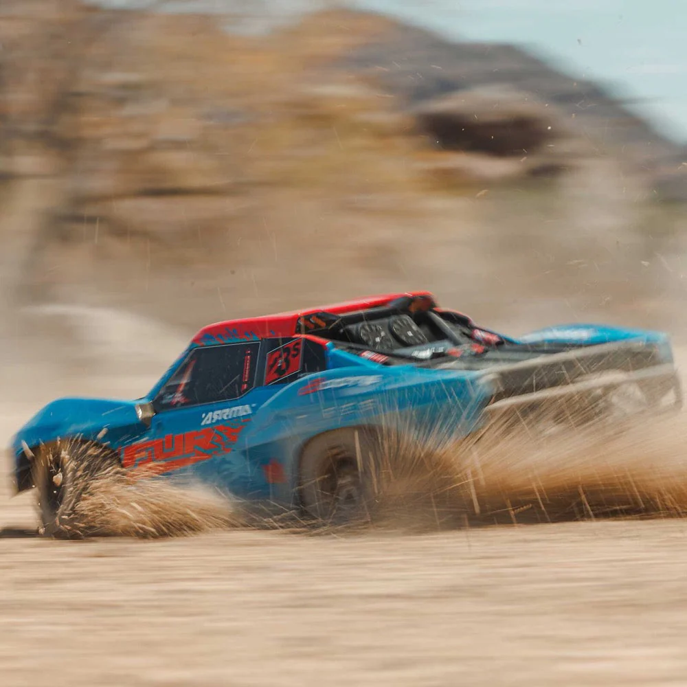 Arrma ARA3521T1 Fury 1/10 2WD 223S BLX Short Course Truck RTR Blue - Image 15