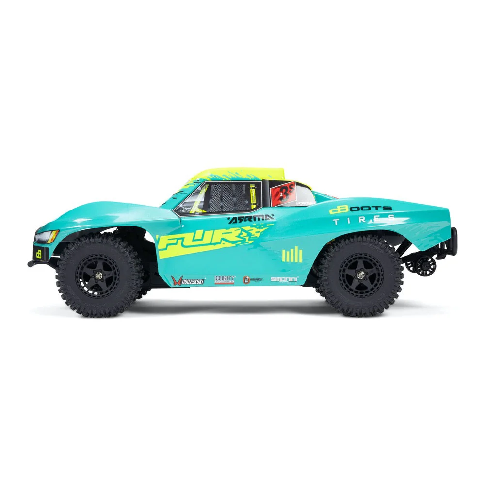 Arrma ARA3521T2 Fury 1/10 2WD 223S BLX Short Course Truck RTR Green - Image 3