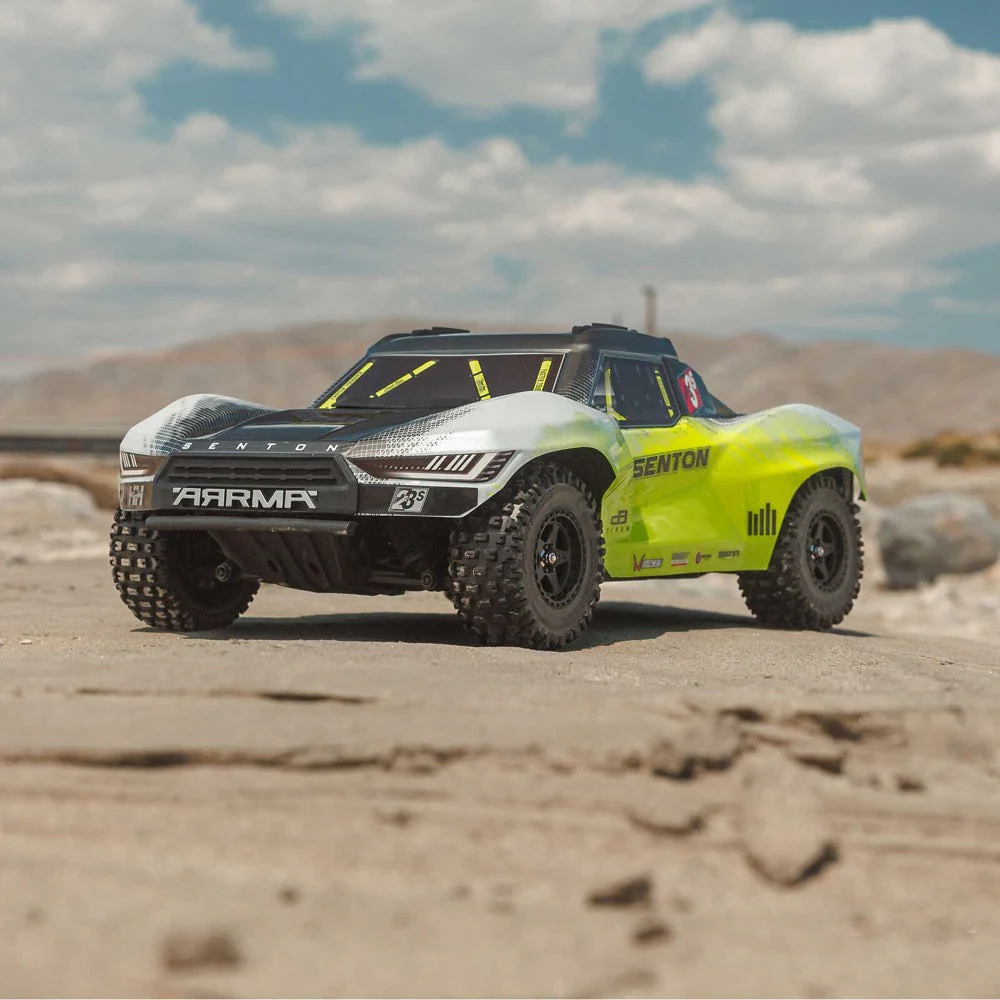 Arrma ARA4303V4T1 Senton 1/10 V4 4X4 223S BLX Short Course Truck RTR Yellow - Image 21