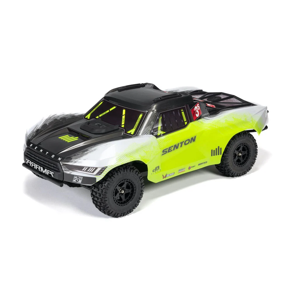 Arrma ARA4303V4T1 Senton 1/10 V4 4X4 223S BLX Short Course Truck RTR Yellow - Image 3