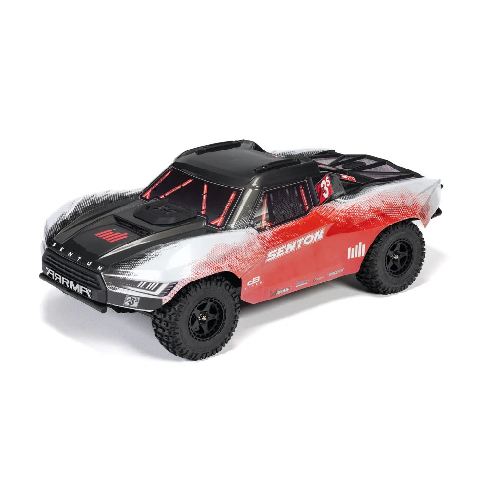 Arrma ARA4303V4T2 Senton 1/10 V4 4X4 223S BLX Short Course Truck RTR Red - Image 3