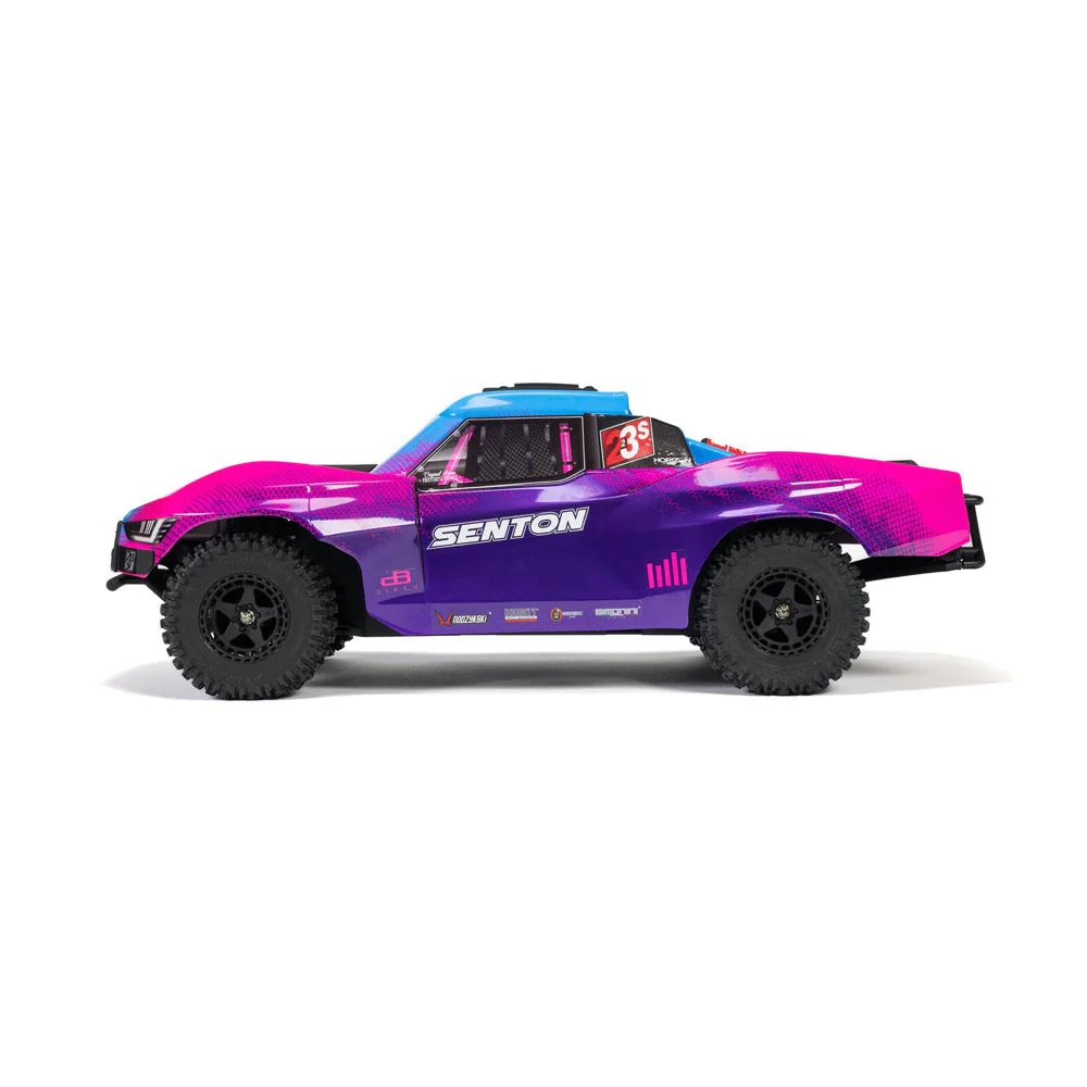 Arrma ARA4303V4T3 Senton 1/10 V4 4X4 223S BLX Short Course Truck RTR Blue - Image 3