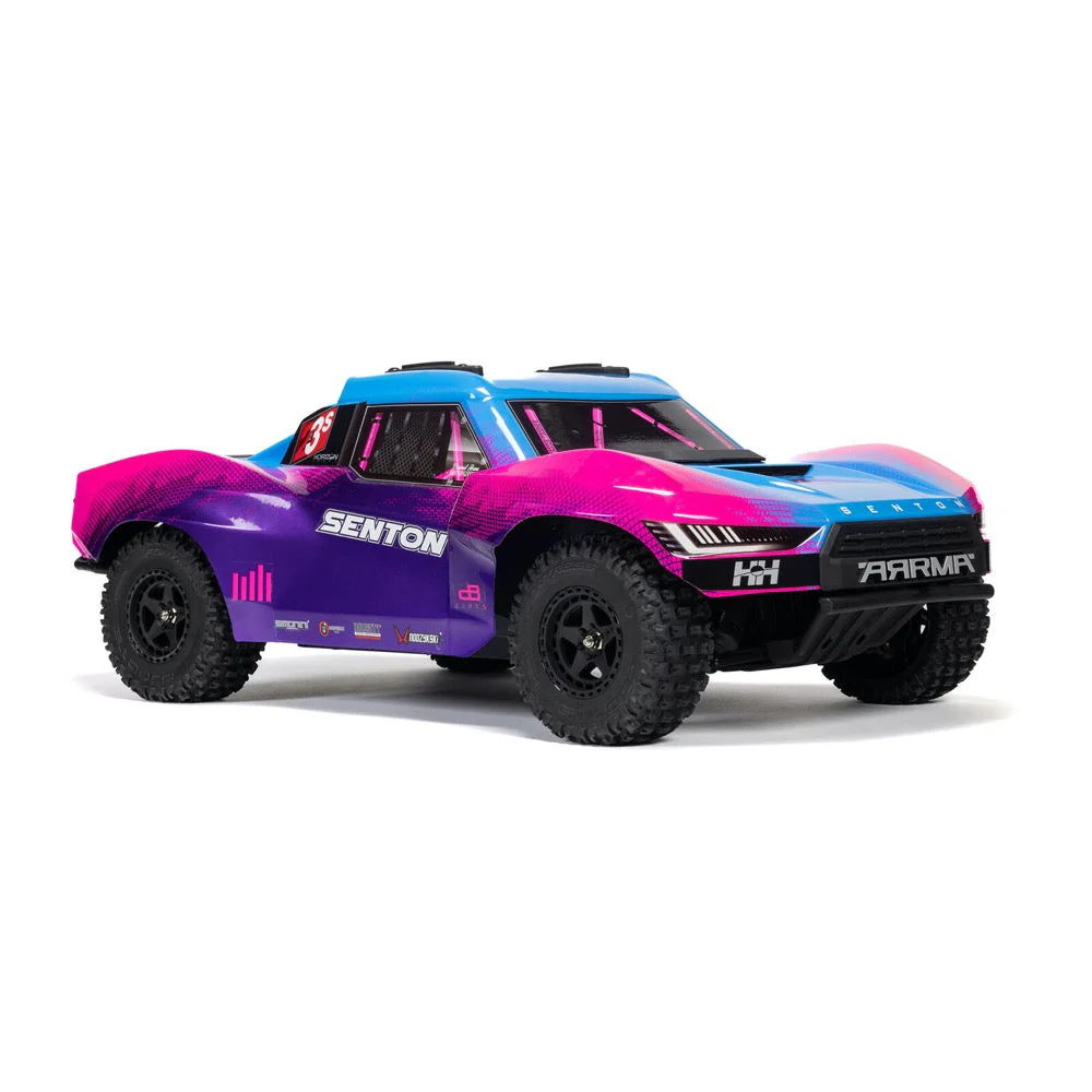 Arrma ARA4303V4T3 Senton 1/10 V4 4X4 223S BLX Short Course Truck RTR Blue - Image 5