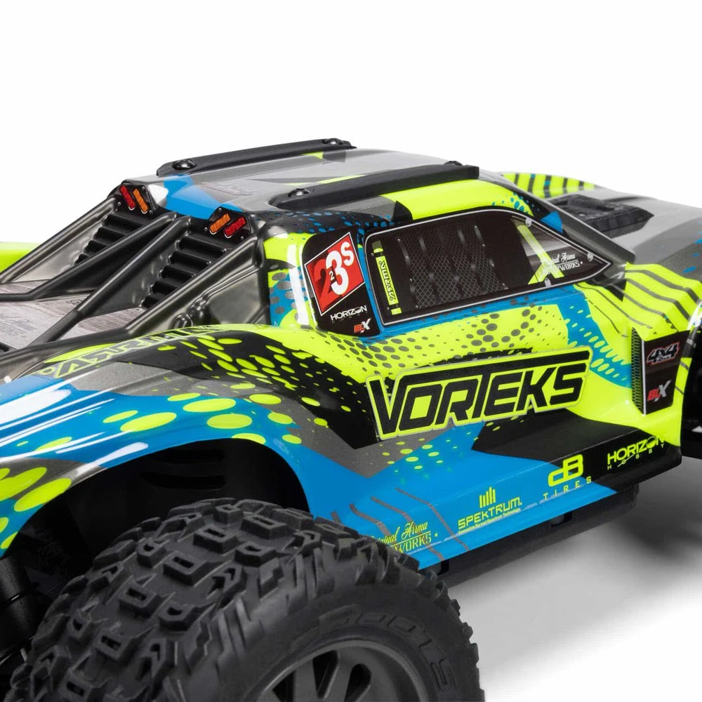 Arrma ARA4305V4T2 Vorteks V4 4X4 223S BLX Stadium Truck RTR Teal - Image 12
