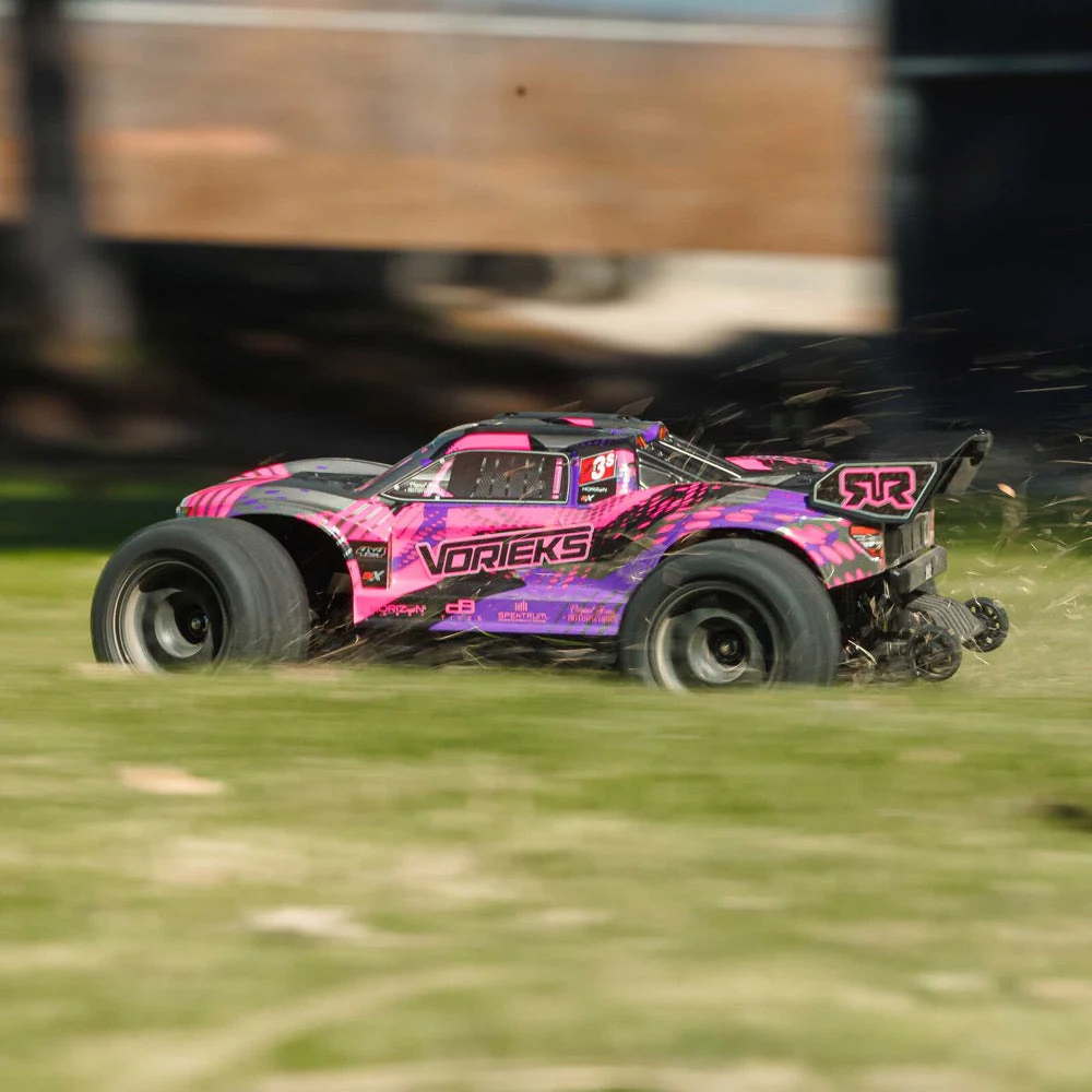 Arrma ARA4305V4T3 Vorteks V4 4X4 223S BLX Stadium Truck RTR Purple - Image 17