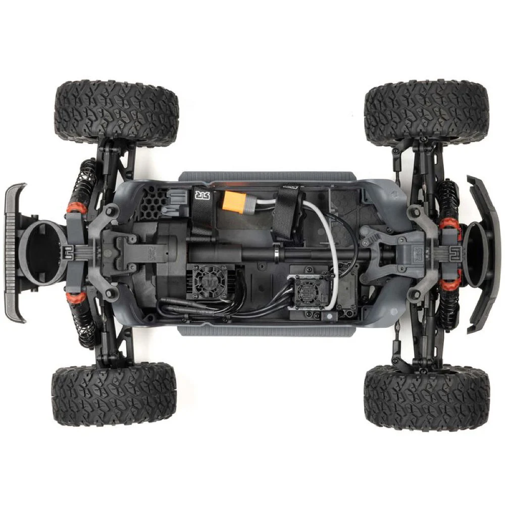 Arrma Big Rock Crew Cab V4 4X4 223S BLX RC Monster Truck (Black) ARA4312V4T1 - Image 12