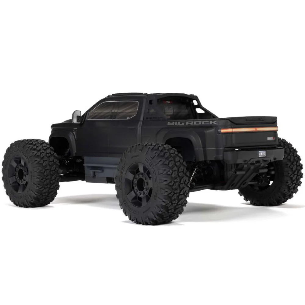 Arrma Big Rock Crew Cab V4 4X4 223S BLX RC Monster Truck (Black) ARA4312V4T1 - Image 4
