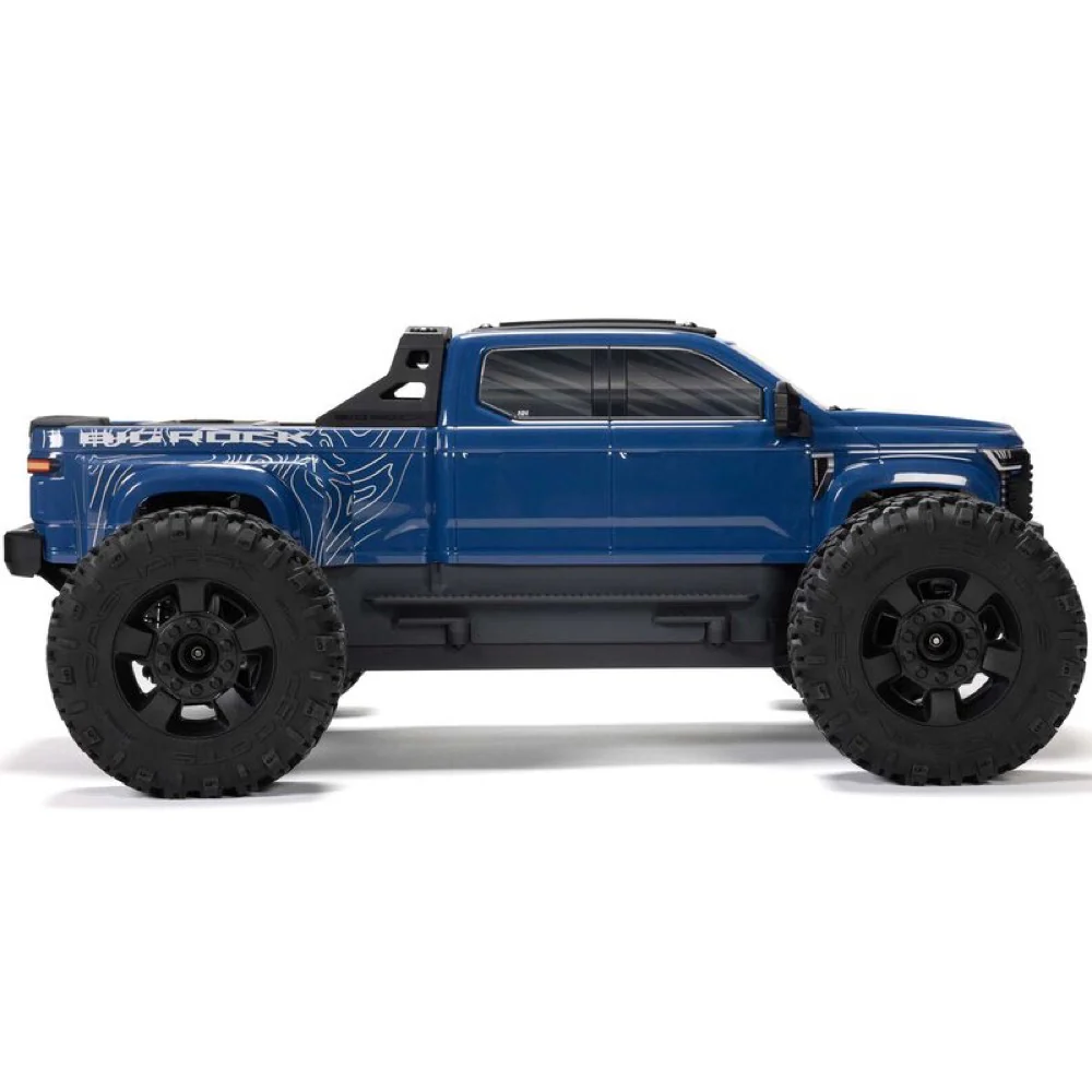 Arrma Big Rock Crew Cab V4 4X4 223S BLX RC Monster Truck (Blue) ARA4312V4T3 - Image 11