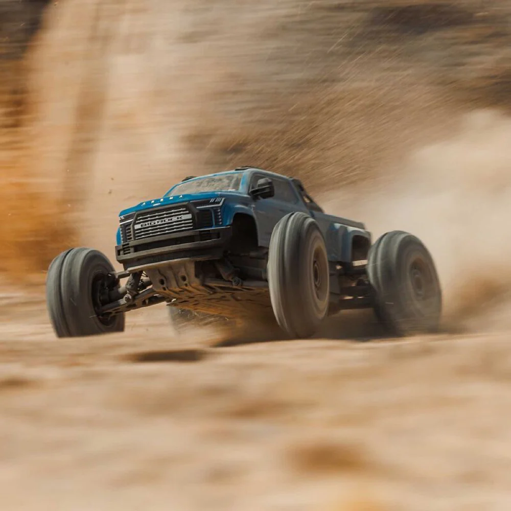 Arrma Big Rock Crew Cab V4 4X4 223S BLX RC Monster Truck (Blue) ARA4312V4T3 - Image 18