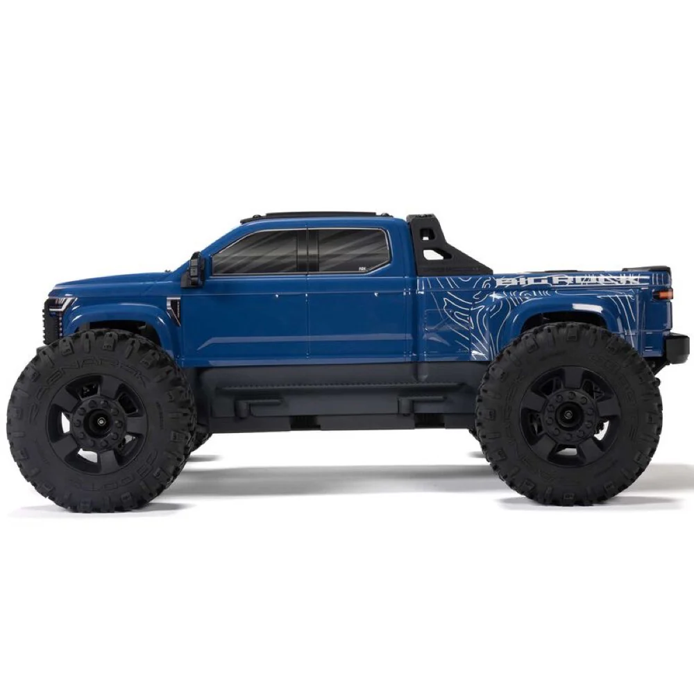 Arrma Big Rock Crew Cab V4 4X4 223S BLX RC Monster Truck (Blue) ARA4312V4T3 - Image 2