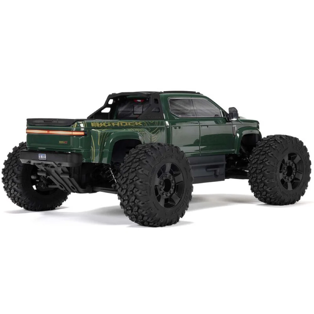 Arrma Big Rock Crew Cab V4 4X4 223S BLX RC Monster Truck (Green) ARA4312V4T2 - Image 3