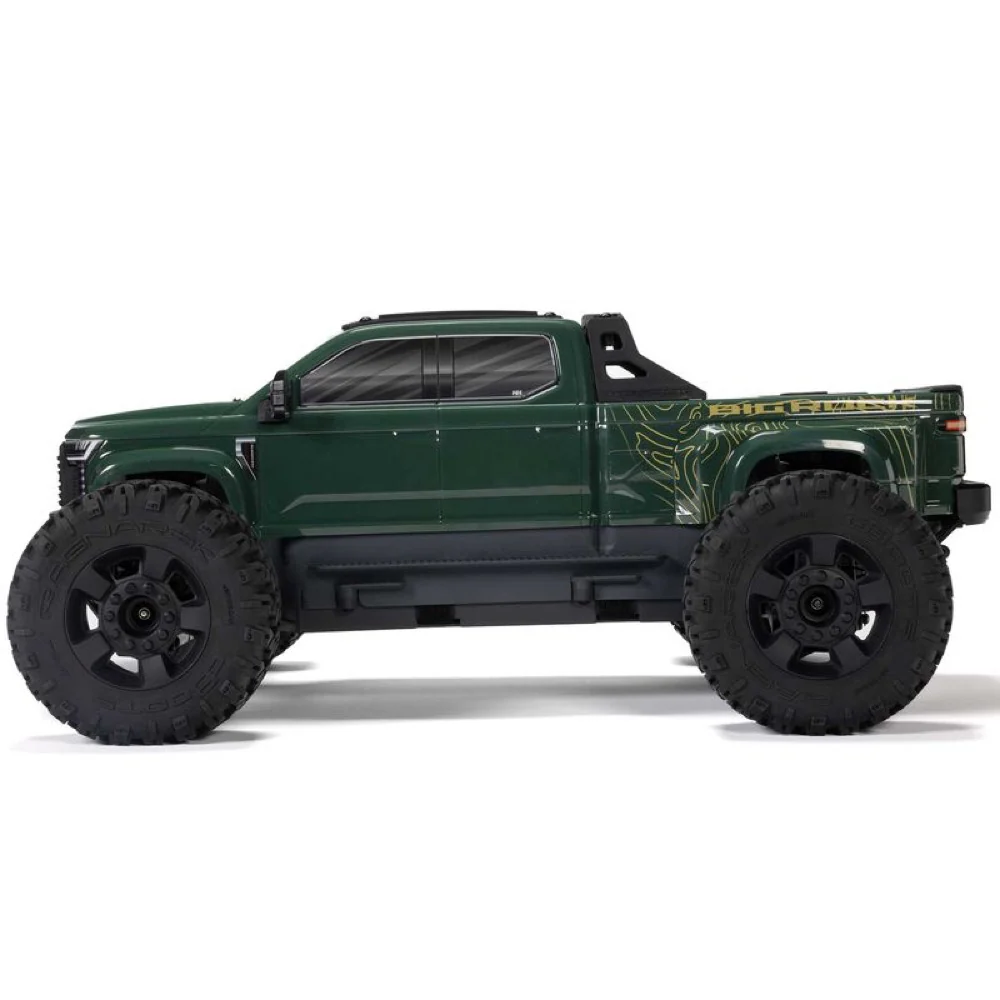 Arrma Big Rock Crew Cab V4 4X4 223S BLX RC Monster Truck (Green) ARA4312V4T2 - Image 6