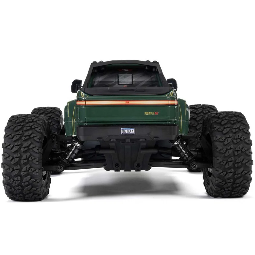 Arrma Big Rock Crew Cab V4 4X4 223S BLX RC Monster Truck (Green) ARA4312V4T2 - Image 8