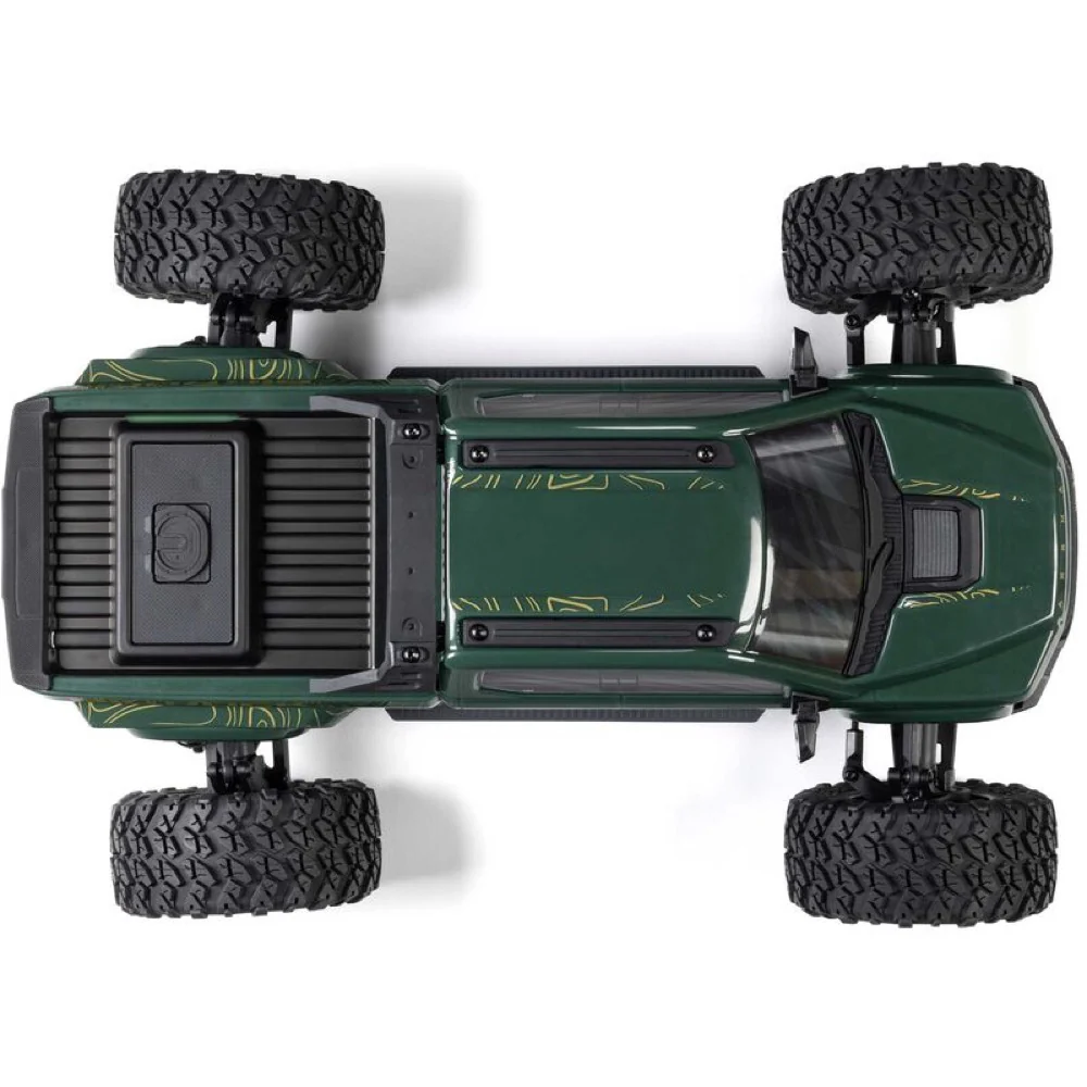 Arrma Big Rock Crew Cab V4 4X4 223S BLX RC Monster Truck (Green) ARA4312V4T2 - Image 9
