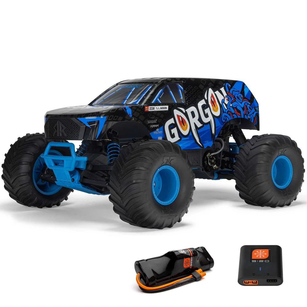 Arrma Gorgon MEGA 550 2wd RC Monster Truck Blue ARA3230ST5 - Image 20