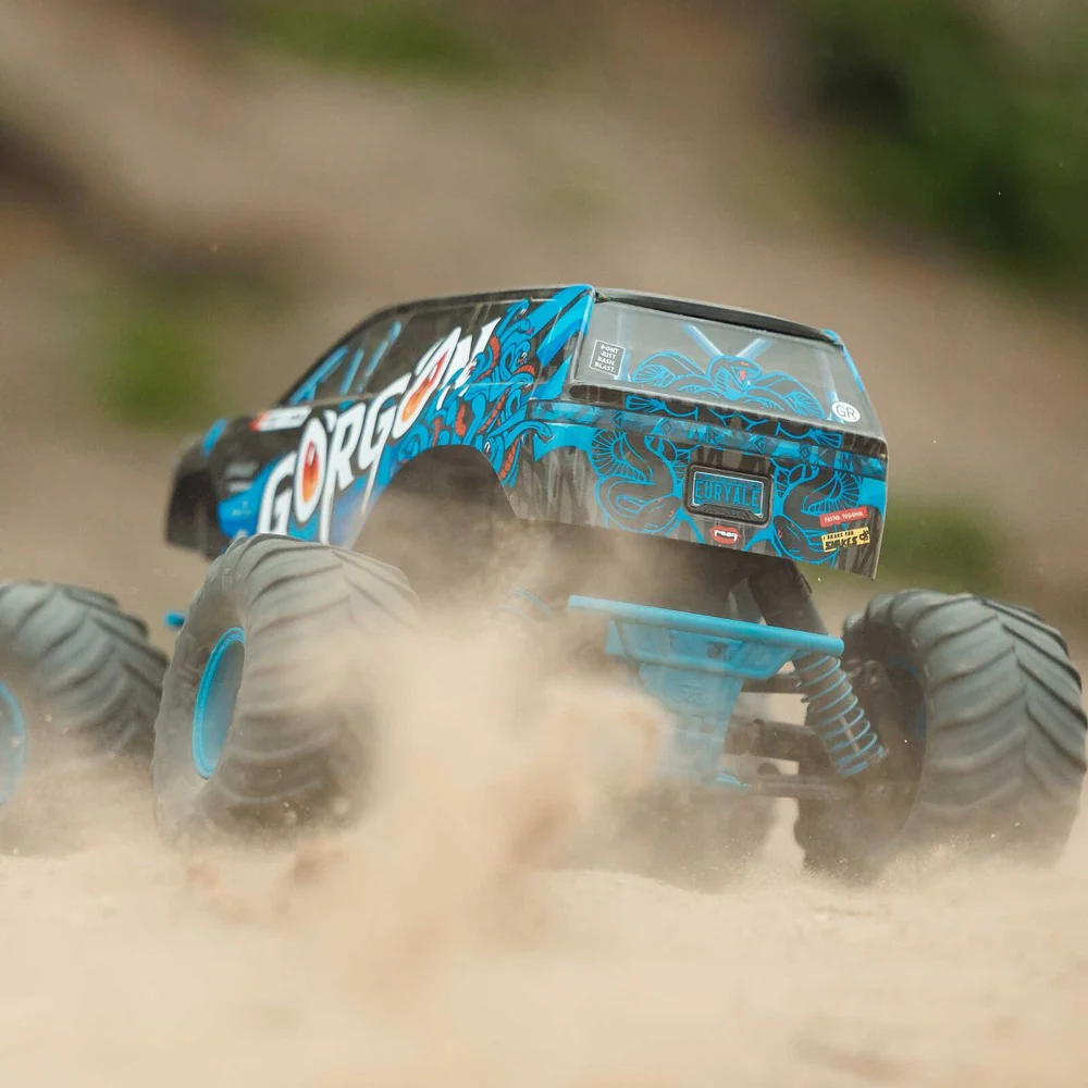 Arrma Gorgon MEGA 550 2wd RC Monster Truck Blue ARA3230ST5 - Image 24