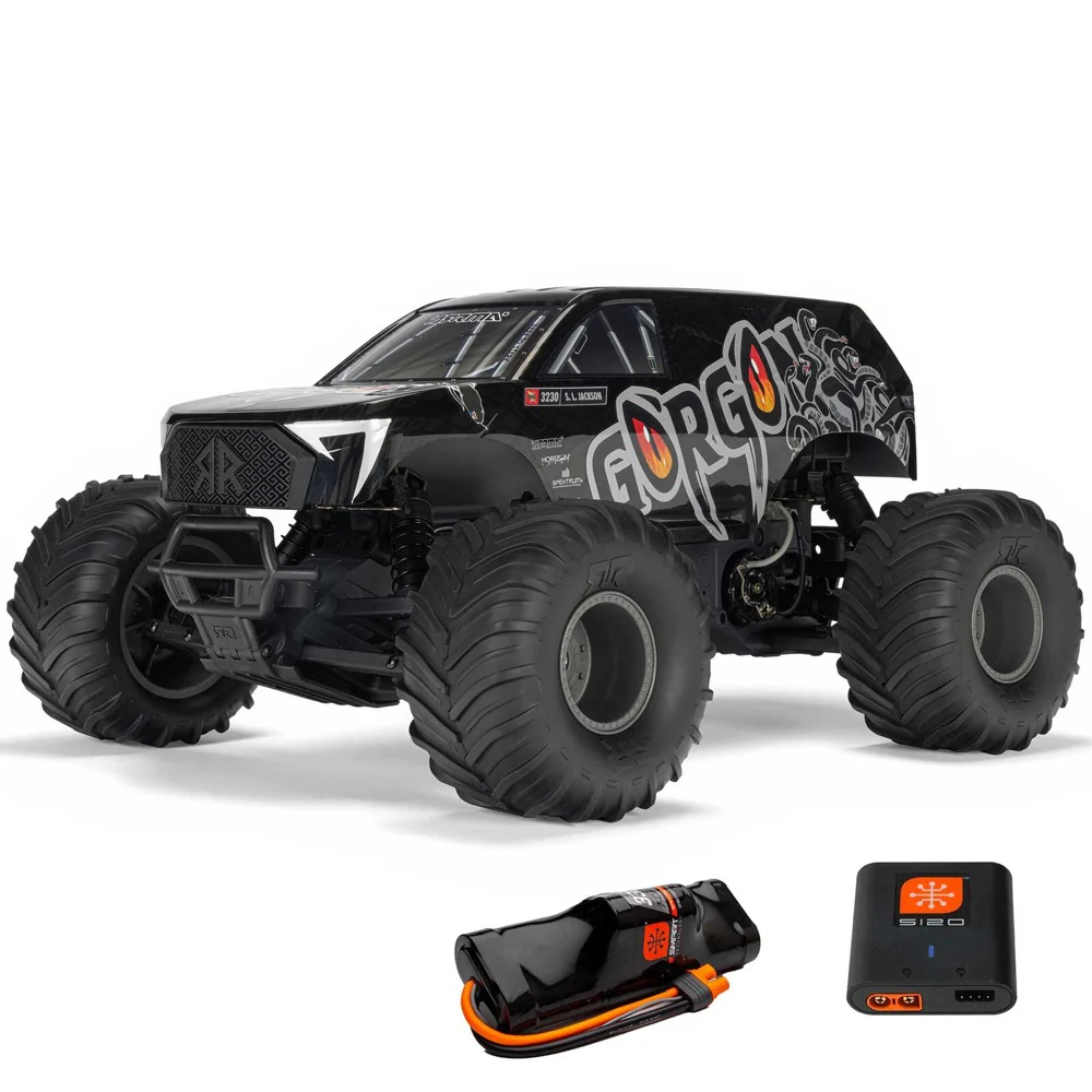 Arrma Gorgon MEGA 550 2wd RC Monster Truck Gunmetal ARA3230ST3 - Image 12