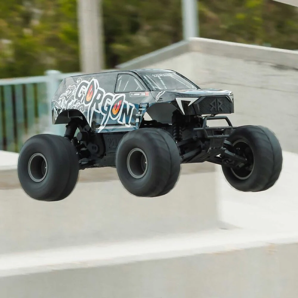 Arrma Gorgon MEGA 550 2wd RC Monster Truck Gunmetal ARA3230ST3 - Image 13
