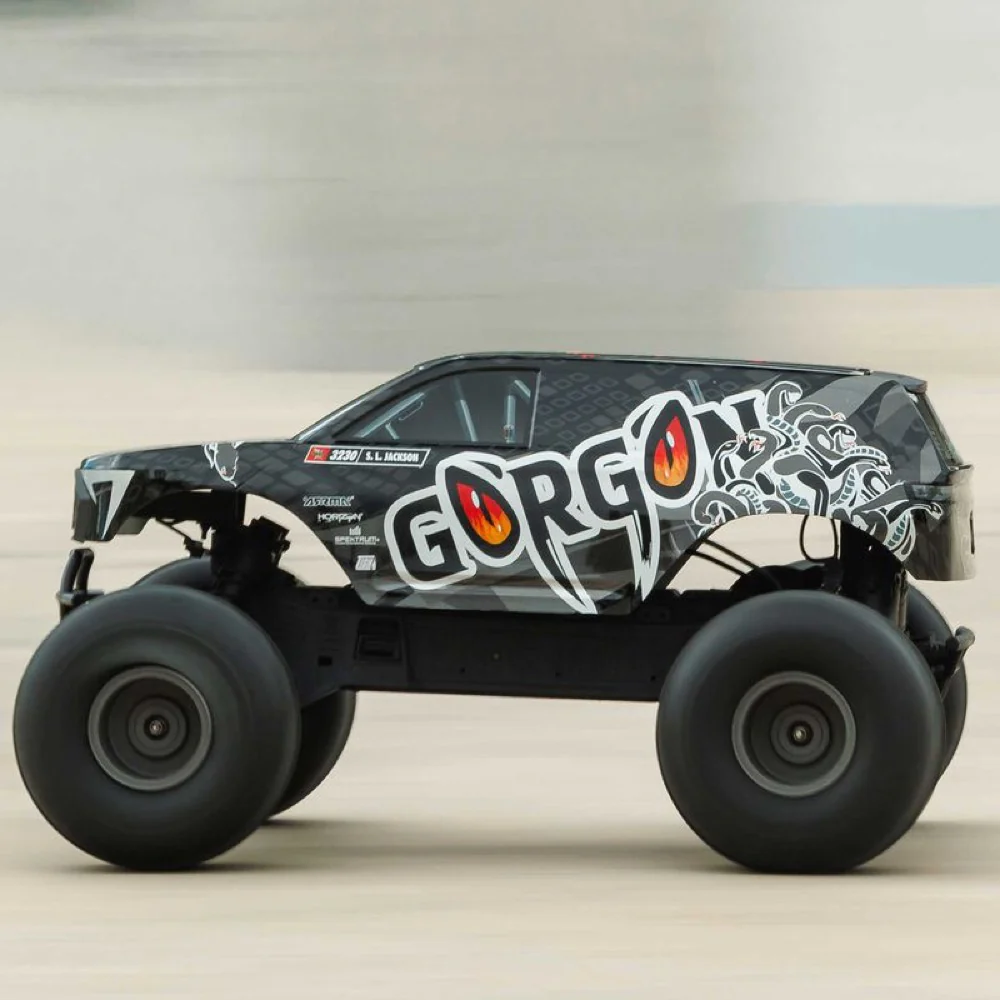Arrma Gorgon MEGA 550 2wd RC Monster Truck Gunmetal ARA3230ST3 - Image 15