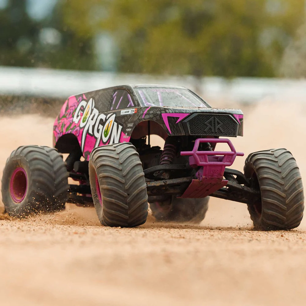 Arrma Gorgon MEGA 550 2wd RC Monster Truck Purple ARA3230ST4 - Image 14