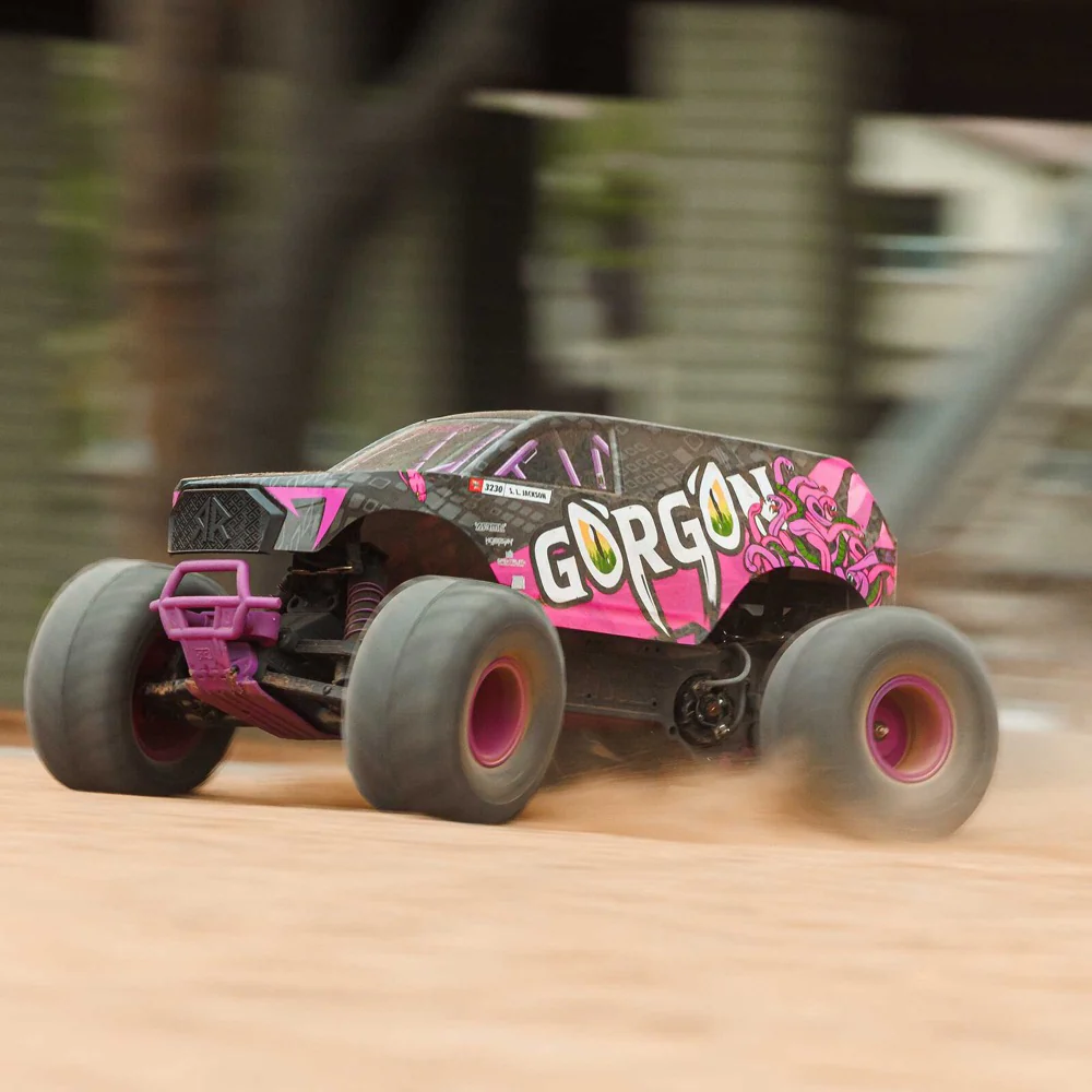 Arrma Gorgon MEGA 550 2wd RC Monster Truck Purple ARA3230ST4 - Image 15