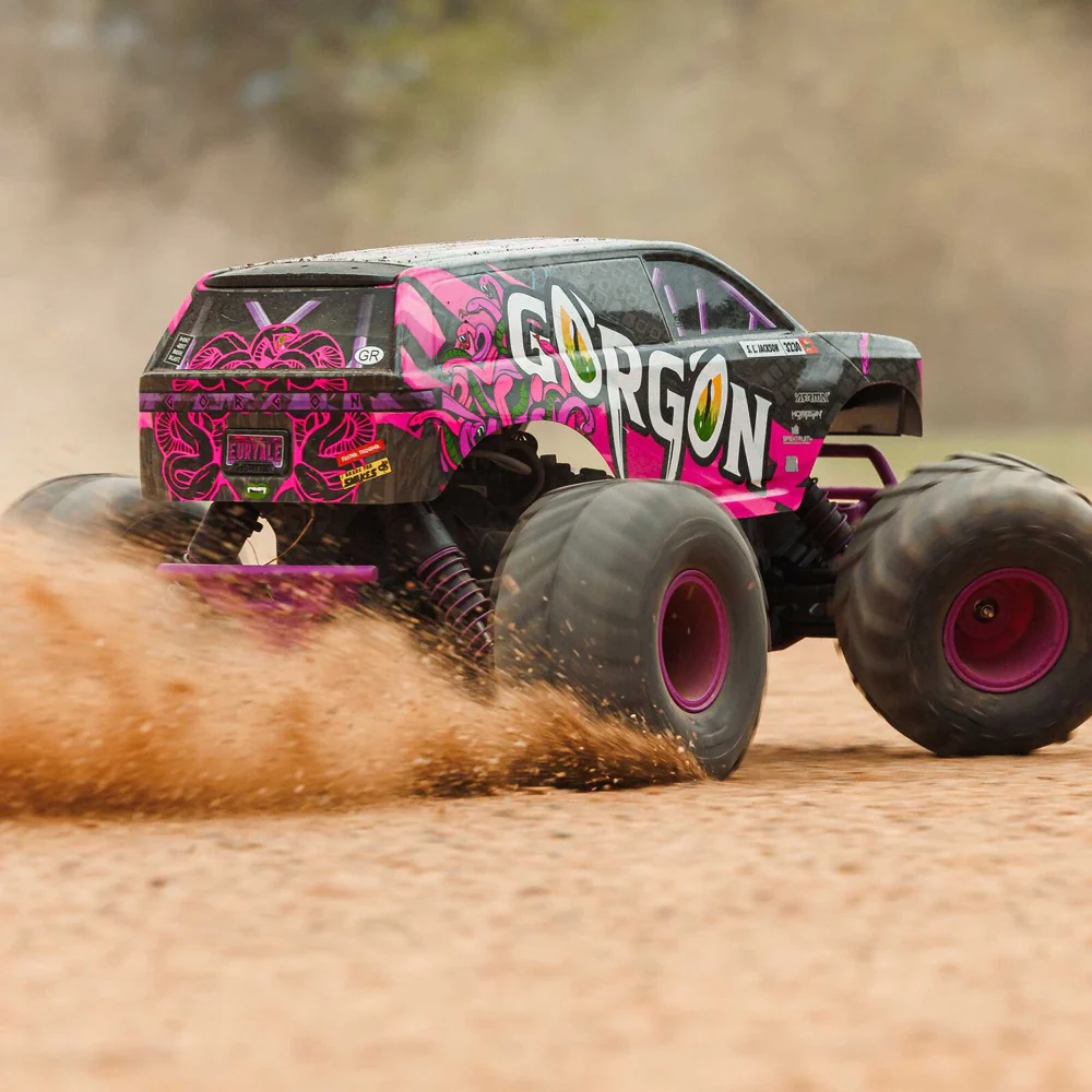Arrma Gorgon MEGA 550 2wd RC Monster Truck Purple ARA3230ST4 - Image 16