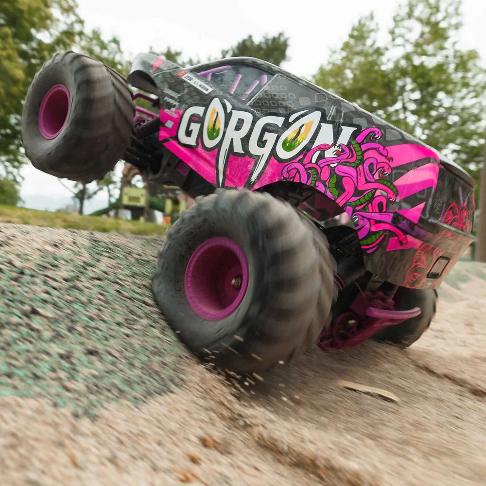 Arrma Gorgon MEGA 550 2wd RC Monster Truck Purple ARA3230ST4 - Image 18