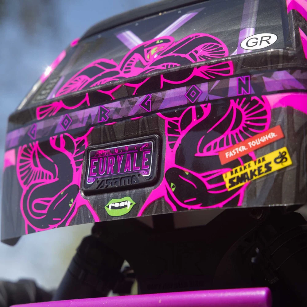 Arrma Gorgon MEGA 550 2wd RC Monster Truck Purple ARA3230ST4 - Image 24