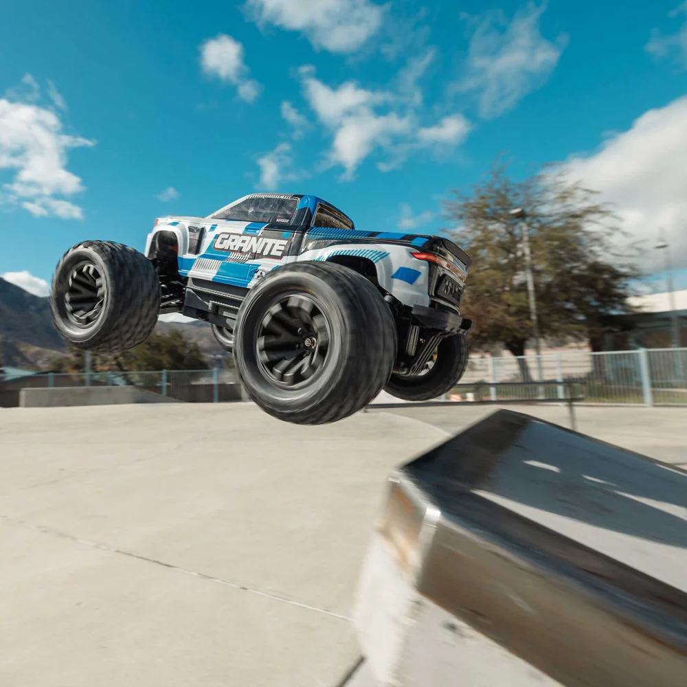 Arrma Granite MEGA 665 1/10 4X4 Brushed Monster Truck RTR (Blue) ARA4202V4T2 - Image 16
