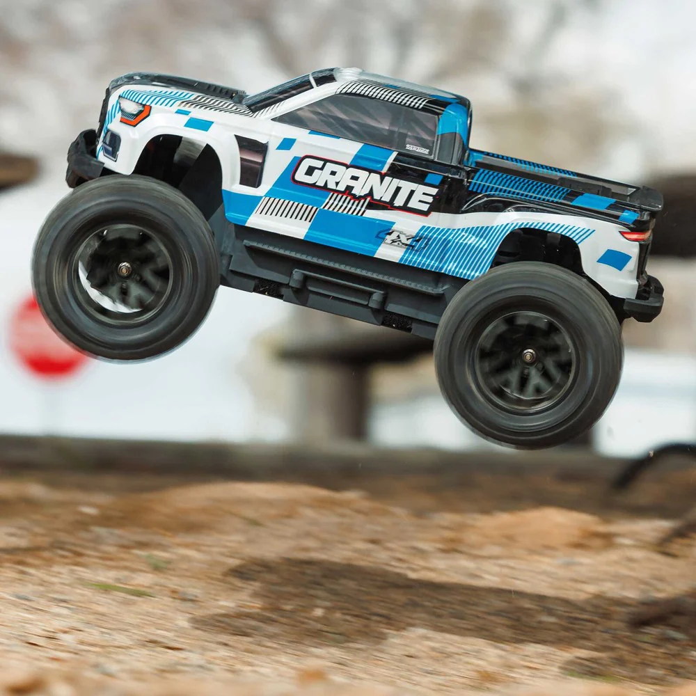 Arrma Granite MEGA 665 1/10 4X4 Brushed Monster Truck RTR (Blue) ARA4202V4T2 - Image 17