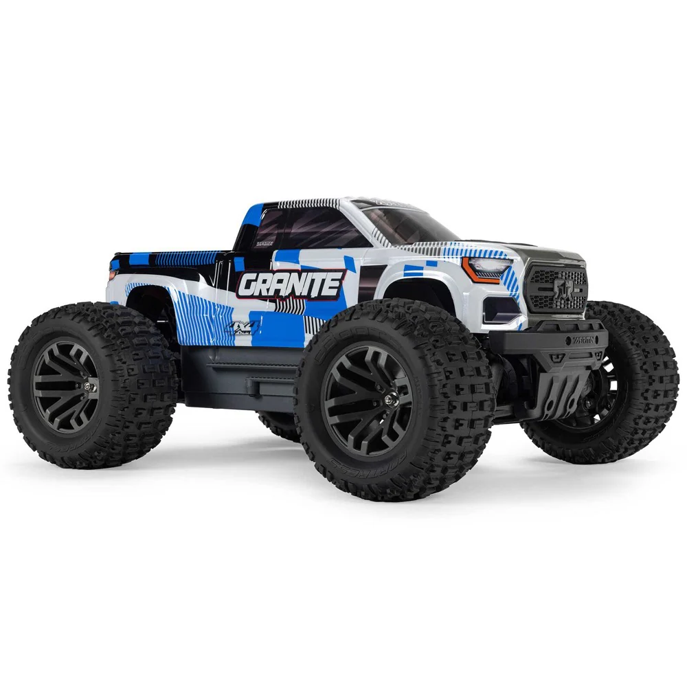 Arrma Granite MEGA 665 1/10 4X4 Brushed Monster Truck RTR (Blue) ARA4202V4T2 - Image 2