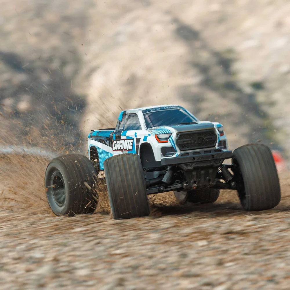 Arrma Granite MEGA 665 1/10 4X4 Brushed Monster Truck RTR (Blue) ARA4202V4T2 - Image 4