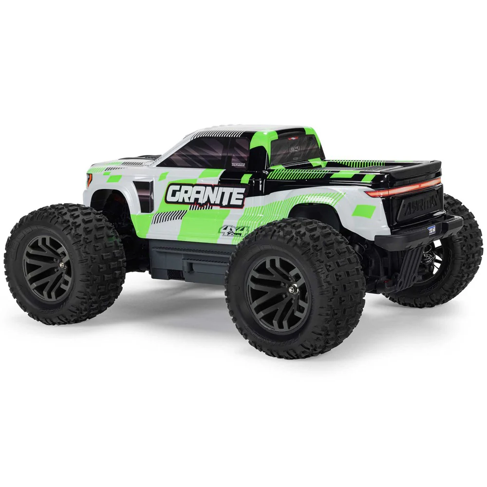 Arrma Granite MEGA 665 1/10 4X4 Brushed Monster Truck RTR (Green) ARA4202V4T1 - Image 3