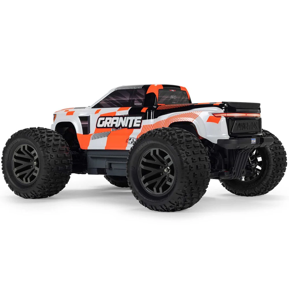 Arrma Granite MEGA 665 1/10 4X4 Brushed Monster Truck RTR (Orange) ARA4202V4T3 - Image 3