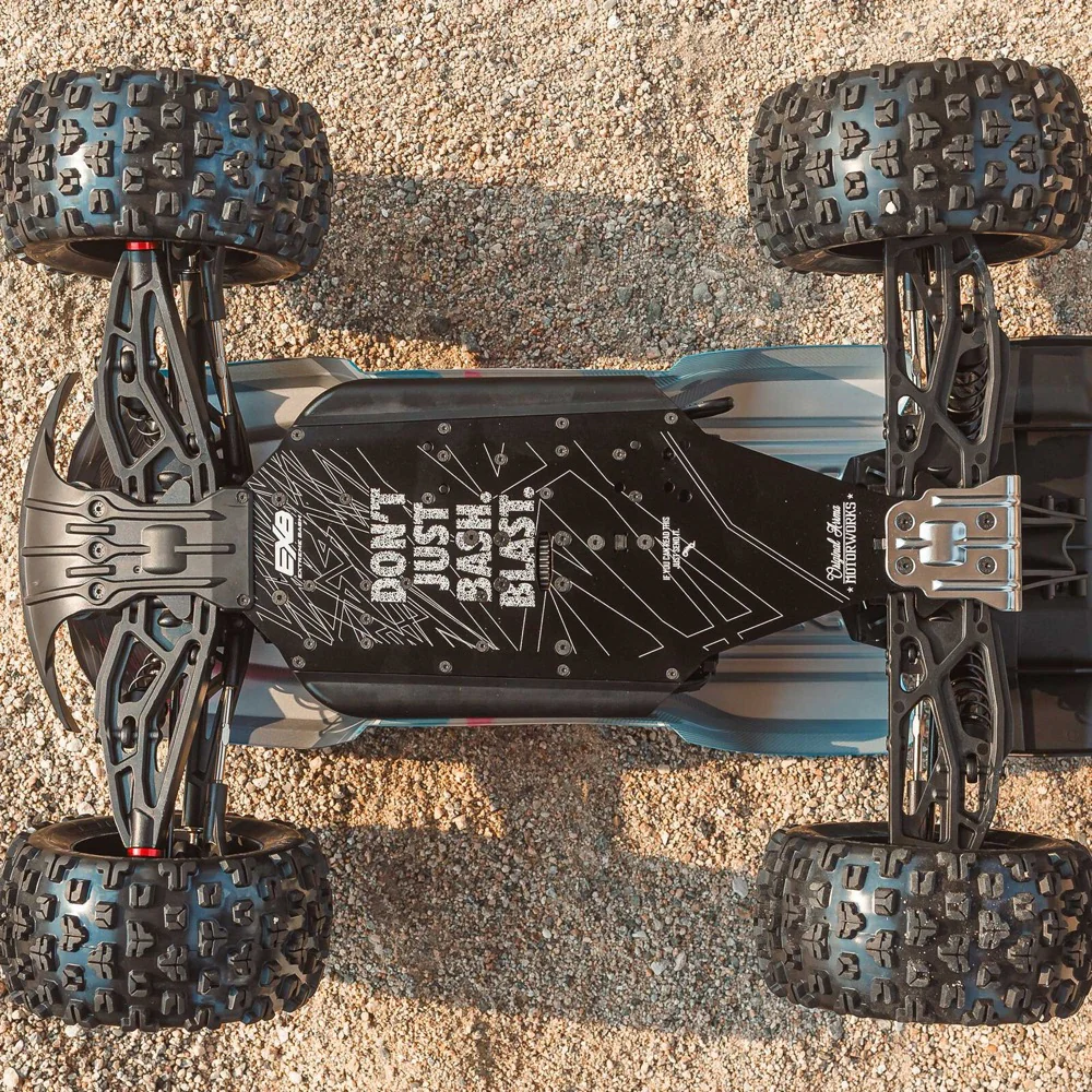 Arrma Kraton 6S BLX 4X4 1/8 Speed Monster Truck RTR Orange/Blue ARA8608V6T1 - Image 15