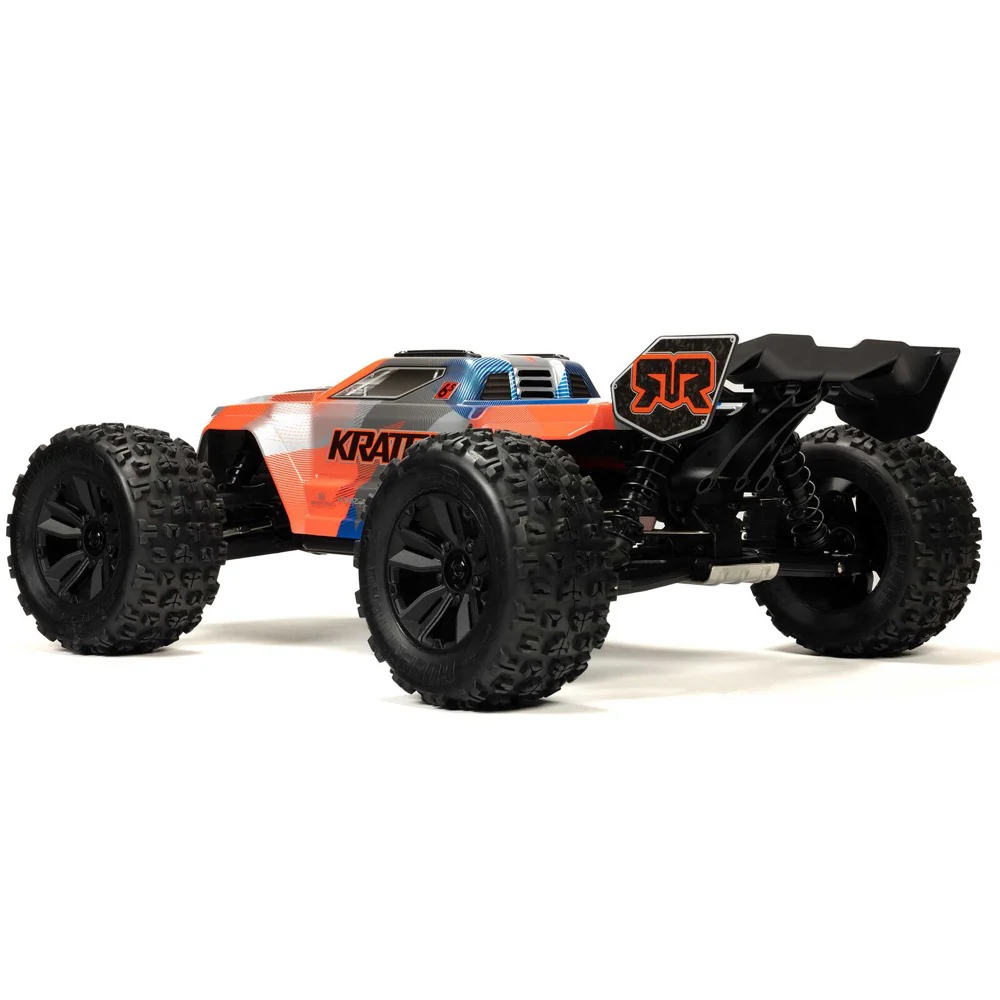 Arrma Kraton 6S BLX 4X4 1/8 Speed Monster Truck RTR Orange/Blue ARA8608V6T1 - Image 2