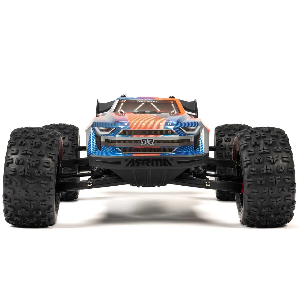 Arrma Kraton 6S BLX 4X4 1/8 Speed Monster Truck RTR Orange/Blue ARA8608V6T1 - Image 4