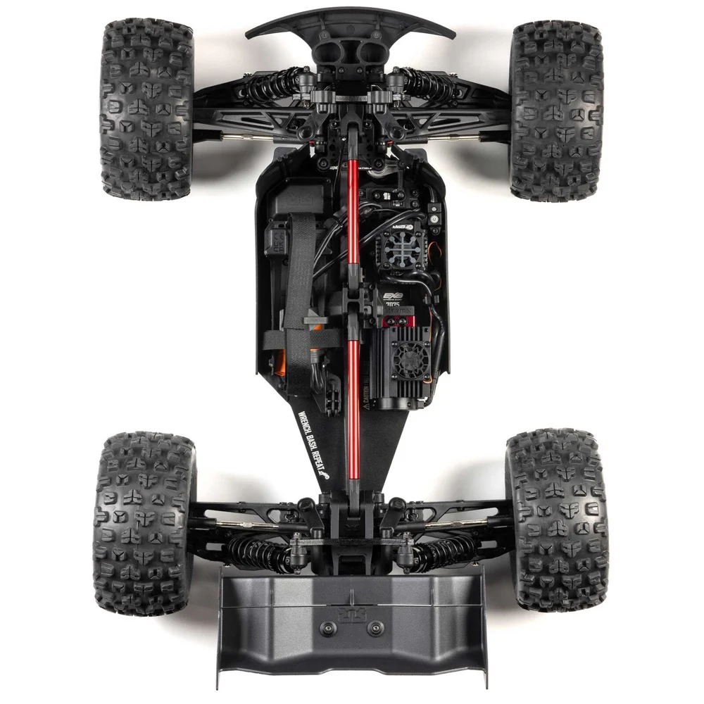Arrma Kraton 6S BLX 4X4 1/8 Speed Monster Truck RTR Orange/Blue ARA8608V6T1 - Image 7