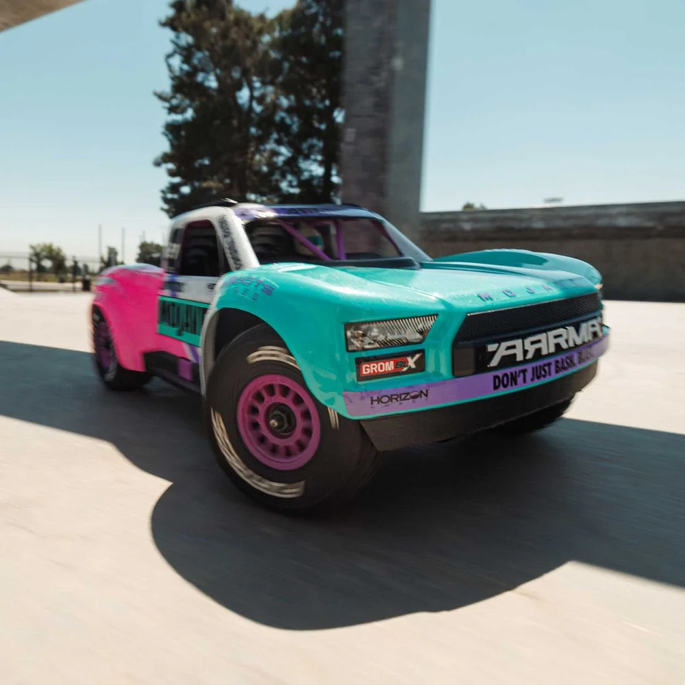 Arrma Mojave Grom 223S 1/18 Brushless 4x4 RC Desert Truck (Teal) ARA2304ST1 - Image 15