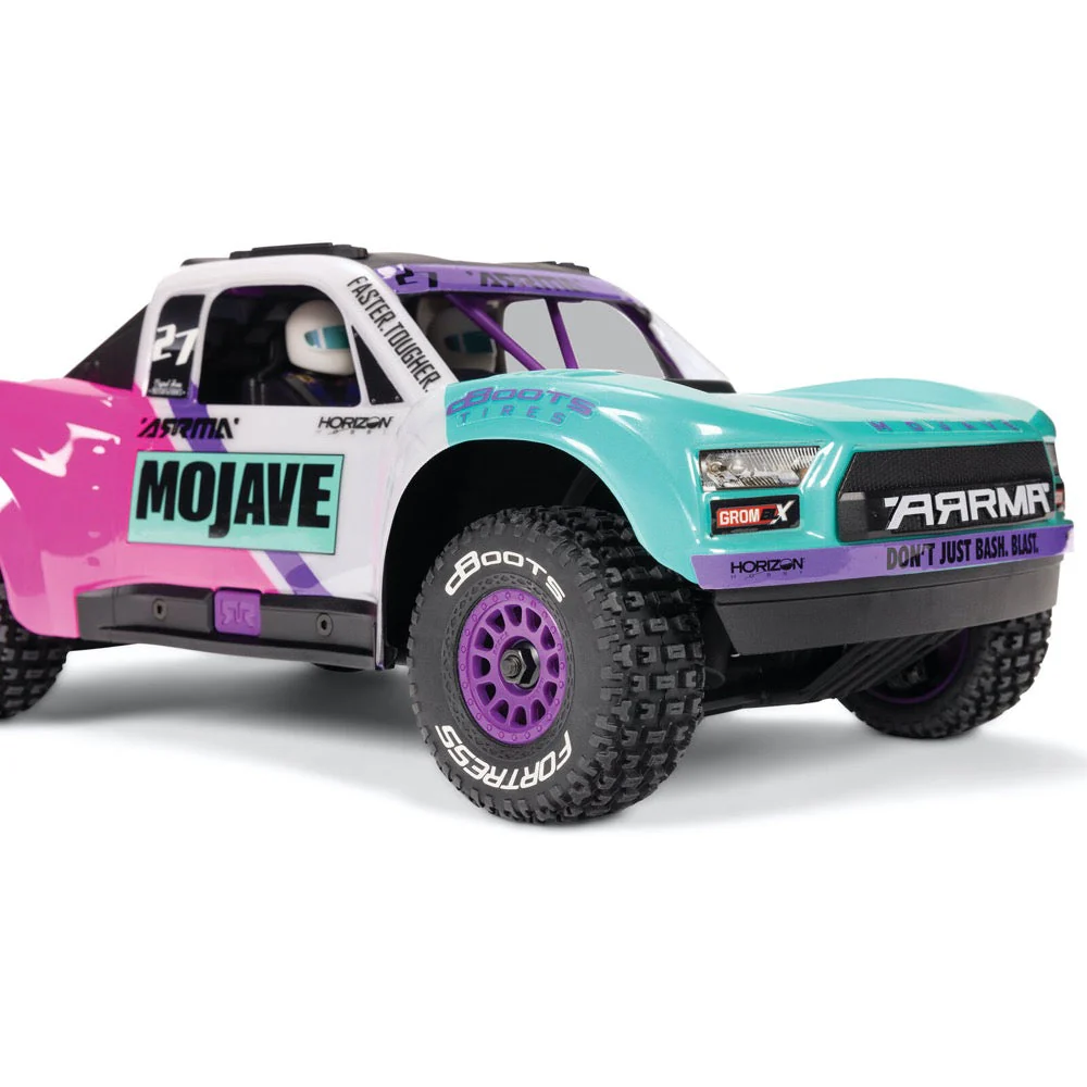 Arrma Mojave Grom 223S 1/18 Brushless 4x4 RC Desert Truck (Teal) ARA2304ST1 - Image 8