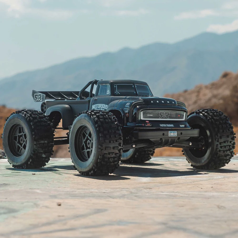 Arrma Notorious 6S BLX 4X4 1/8 Stunt Truck RTR Black ARA8611V6T1 - Image 18