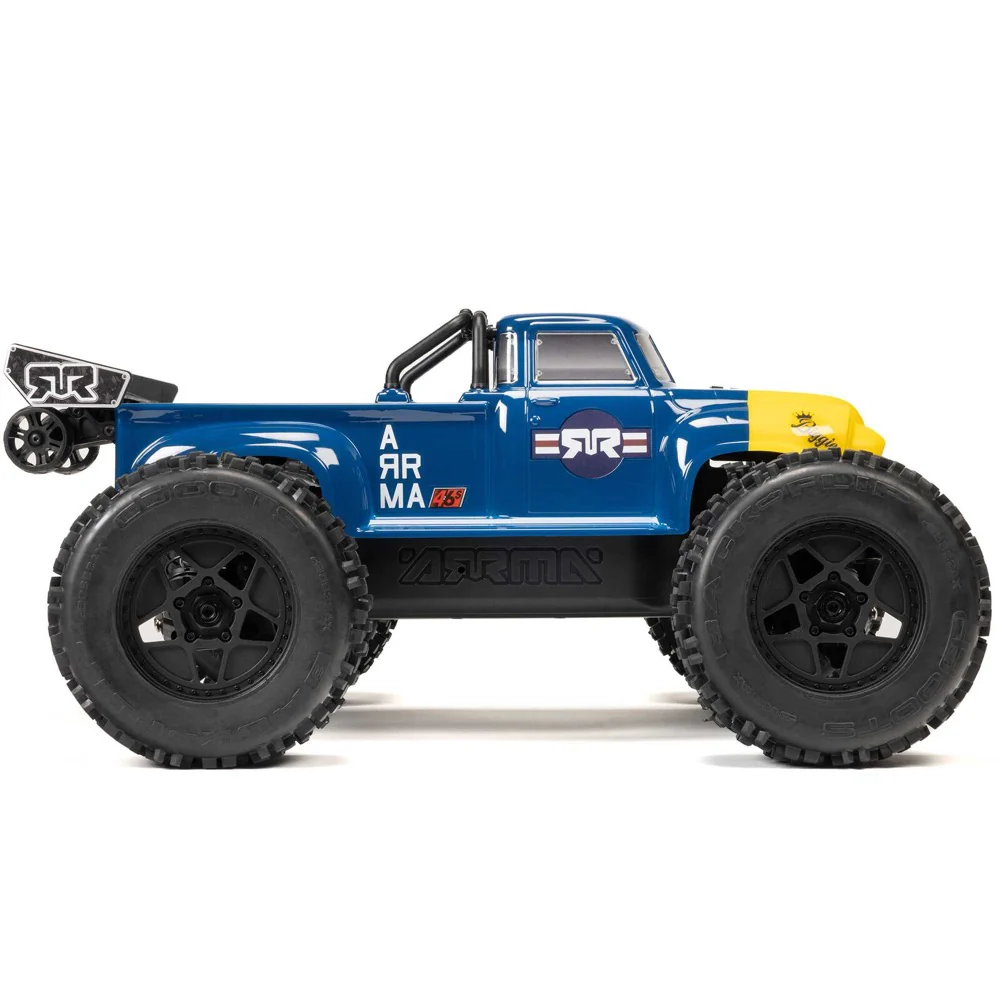 Arrma Notorious 6S BLX 4X4 1/8 Stunt Truck RTR Blue ARA8611V6T2 - Image 2