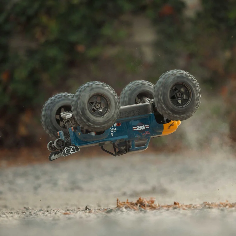 Arrma Notorious 6S BLX 4X4 1/8 Stunt Truck RTR Blue ARA8611V6T2 - Image 21