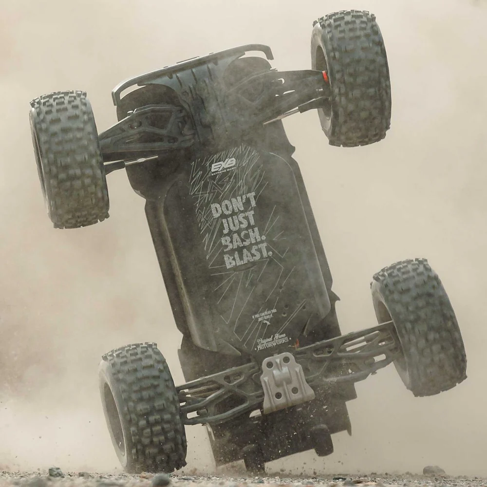 Arrma Notorious 6S BLX 4X4 1/8 Stunt Truck RTR Blue ARA8611V6T2 - Image 23