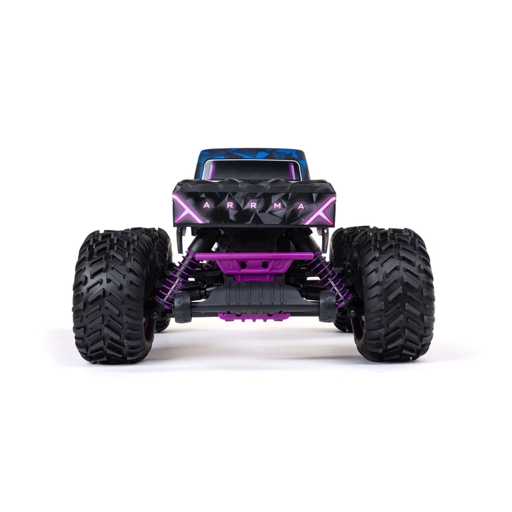 Arrma Quake 223S BLX DSC 1/10 2WD Monster Truck (Purple) ARA3537T3 - Image 6