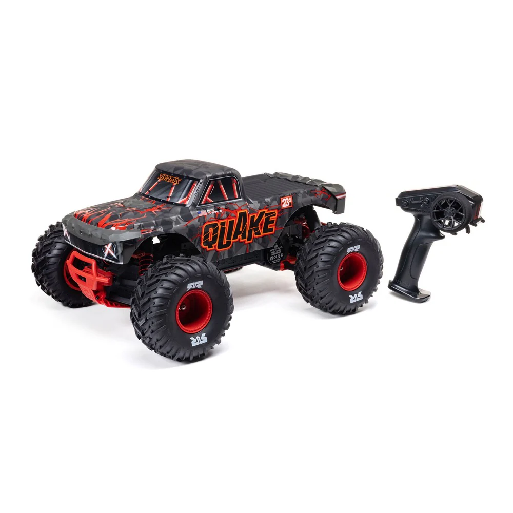 Arrma Quake 223S BLX DSC 1/10 2WD Monster Truck (Red) ARA3537T1 - Image 10