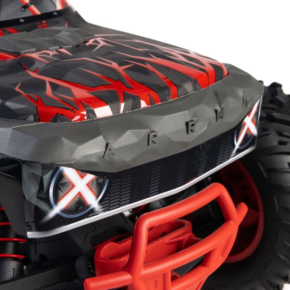 Arrma Quake 223S BLX DSC 1/10 2WD Monster Truck (Red) ARA3537T1 - Image 11