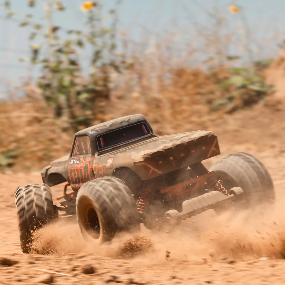 Arrma Quake 223S BLX DSC 1/10 2WD Monster Truck (Red) ARA3537T1 - Image 16