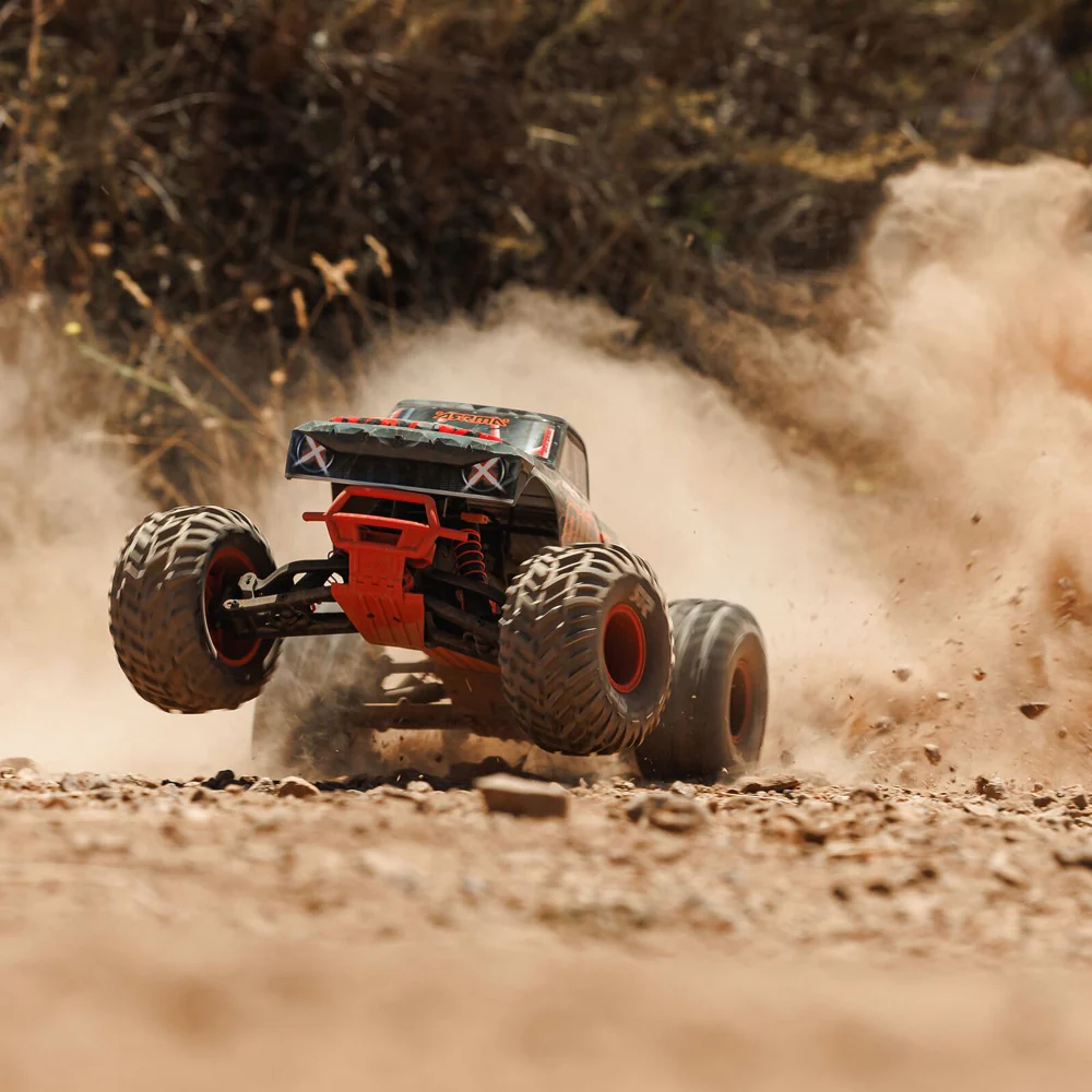 Arrma Quake 223S BLX DSC 1/10 2WD Monster Truck (Red) ARA3537T1 - Image 18